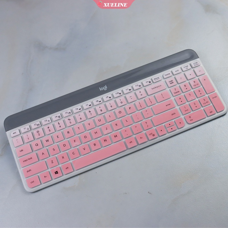 Logitech MK470 K580 cover Pelindung keyboard Komputer desktop Bahan Silikon Kulit ultra Tipis Tahan Debu Tahan Air ZXL