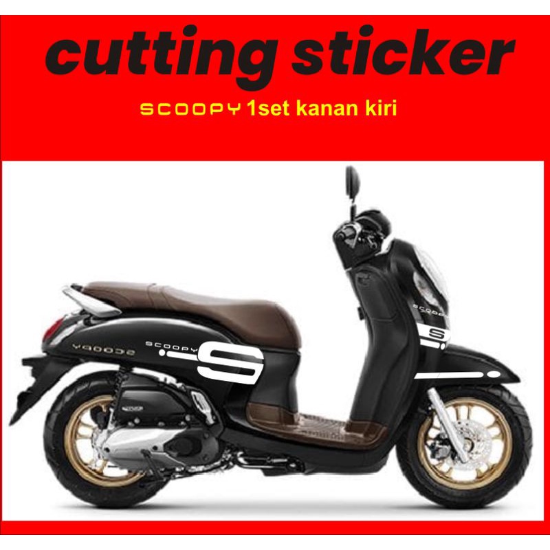 stiker cutting variasi semua scoopy