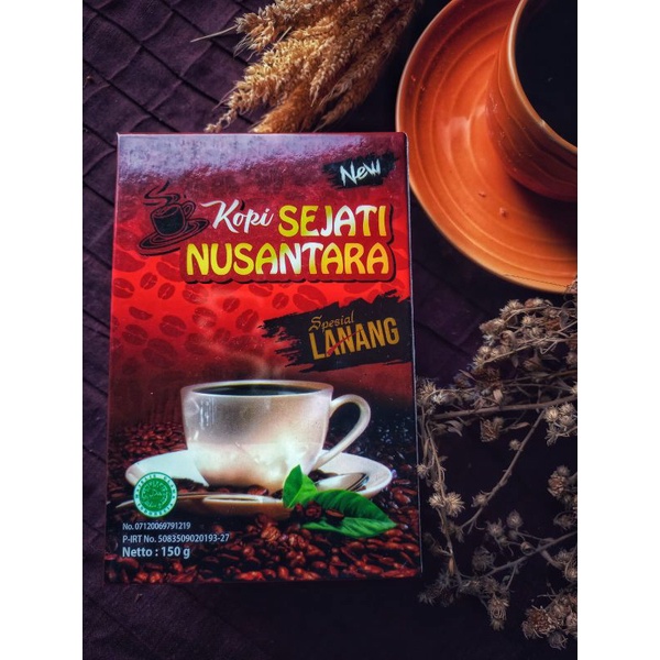 Kopi Lanang Sejati Nusantara 1 Box Isi 15 Sachet (10 gr/Sachet) Original BSI