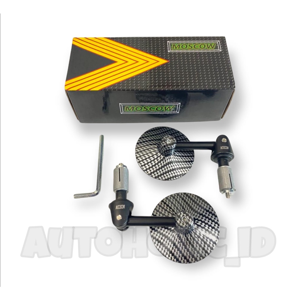 SPION JALU BULAT KARBON SPION BULAT CARBON SPION BAR END KACA BENING KACA CEMBUNG VARIASI MOTOR SPIO