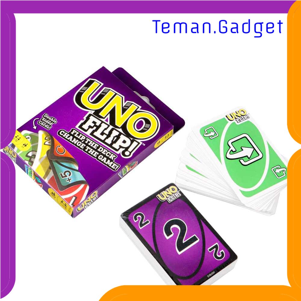 TG-MAN UNO FLIP! Set Kartu Uno Card Game - GDR44