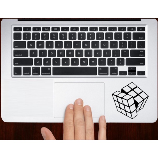 Grosir Decal Sticker Macbook Apple Macbook Rubik Cube Mainan Stiker Laptop Termurah