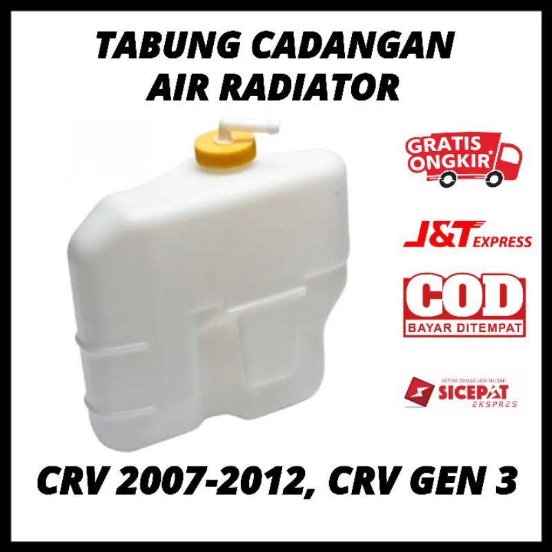 Tabung Tangki Botol Cadangan Air Radiator Crv 2007 2008 2009 2010 2011 2012, Crv Gen 3
