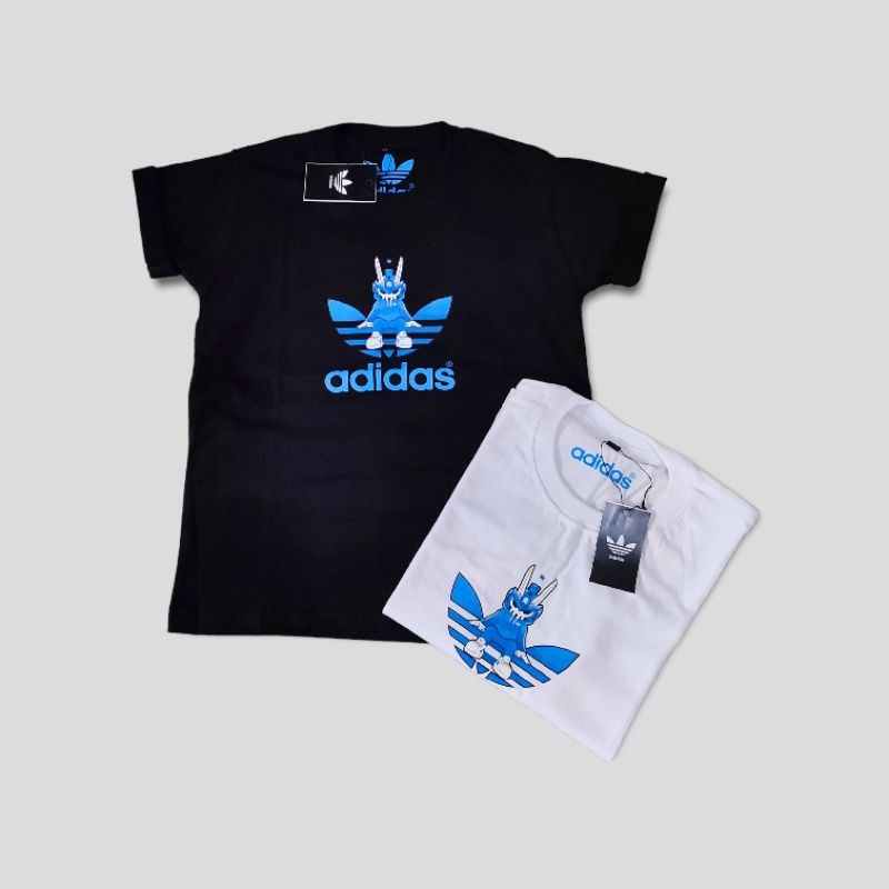 baju anak anak kaos anak adidas robot katun combed 24s super soft handfield.