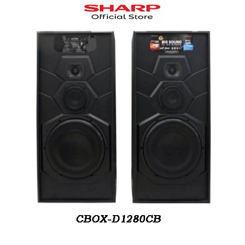 Sharp Active Speaker  Bluetooth Digital CBOX-D1280CB