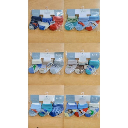 Carter kk anti slip 0-12m &amp; 2-4y / kaos kaki bayi