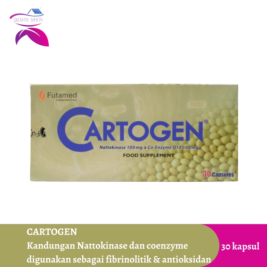 Cartogen Suplemen Kesehatan Jantung / Terapi Pengobatan Alzheimer / Antikanker / Antioksidan