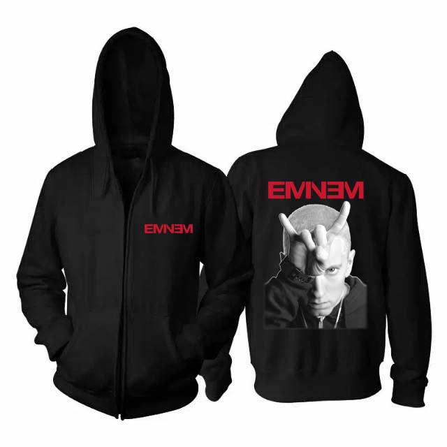 Hoodie Eminem New Hoodie Black [Unisex Hoodie]