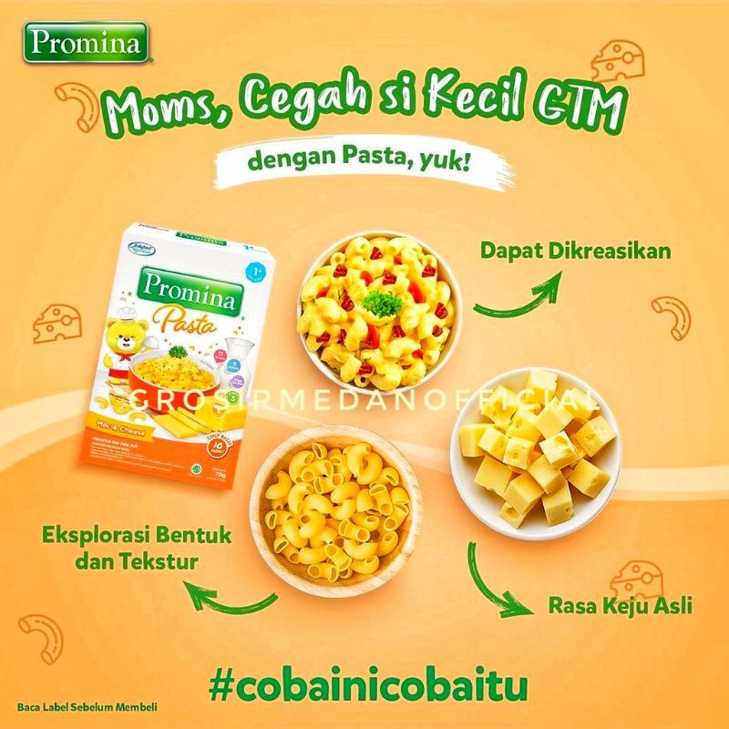 PROMINA PASTA MAC &amp; CHEESE - ENAK BERGIZI PRAKTIS PENUH NUTRISI DENGAN KEJU ASLI