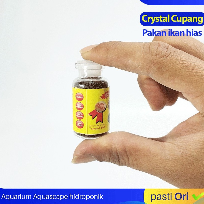 Crystal Cupang Pakan ikan CUpang Hias berkualitas