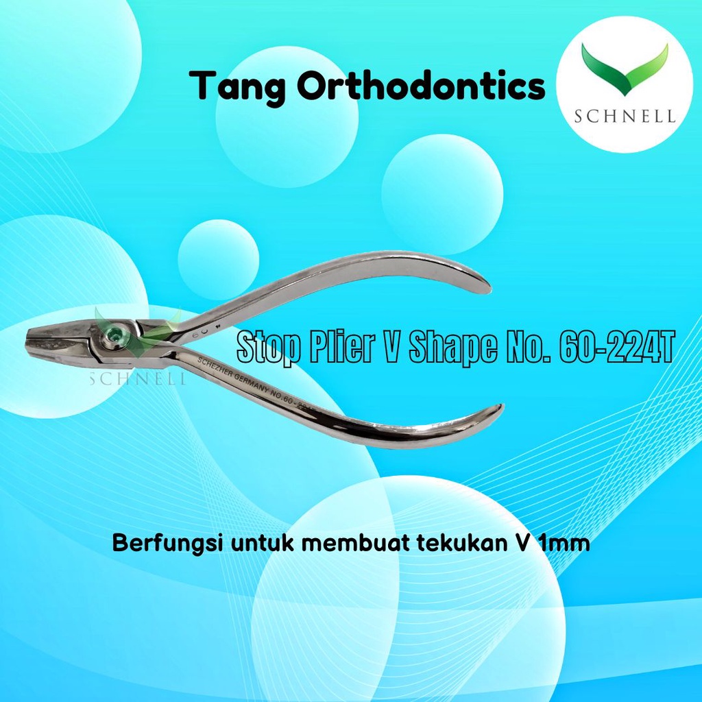 Stop Plier V Shape No. 60-224T SCHEZER Instrument Dental