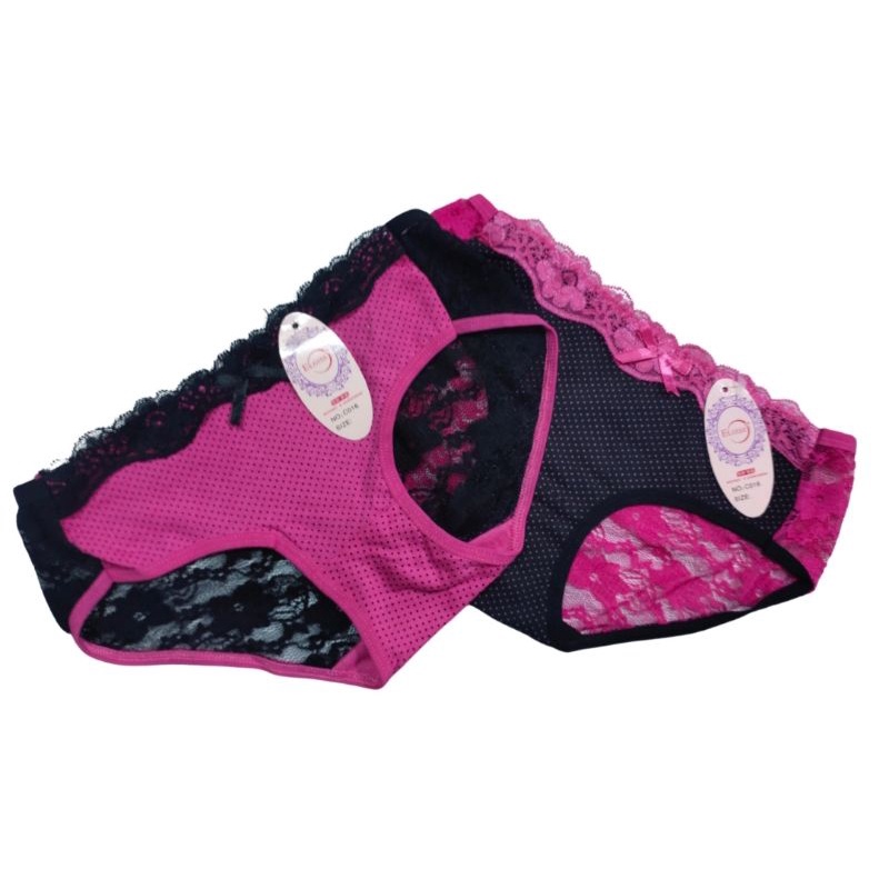 celana dalam brukat transparan/cd brukat cantik lucu eloise