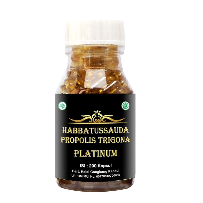 

Habbatussauda Extra Propolis Trigona PLATINUM - Original 200 Kapsul