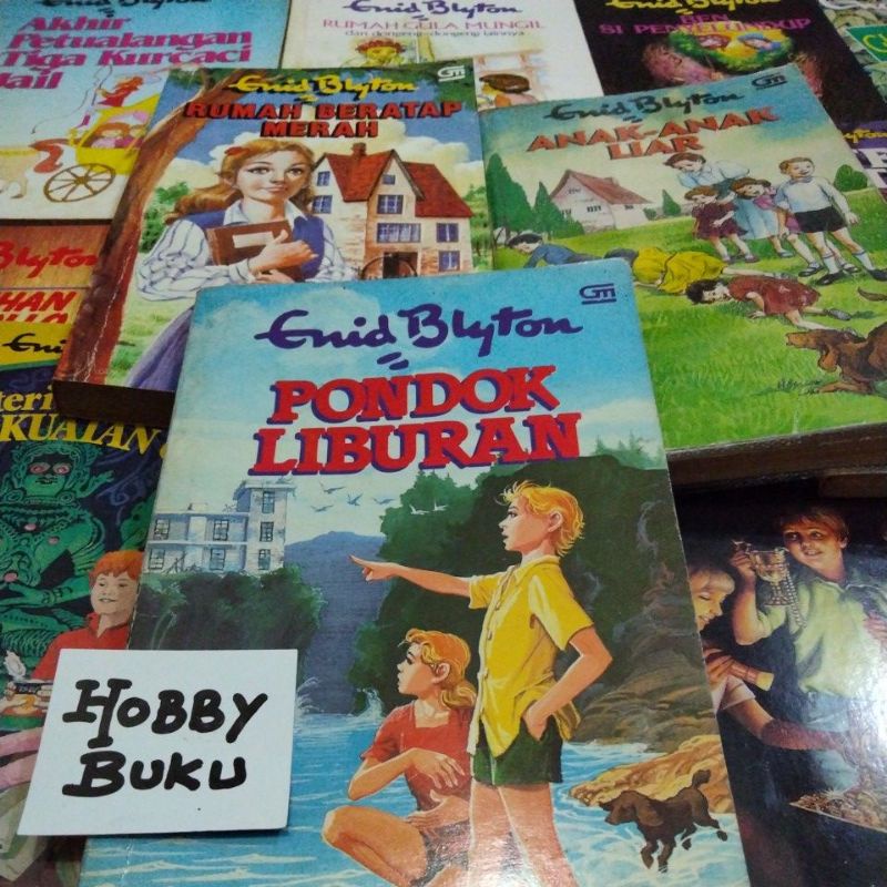 Novel Enid Blyton Rumah Beratap Merah Di Ujung Jalan dan Cerita Lain