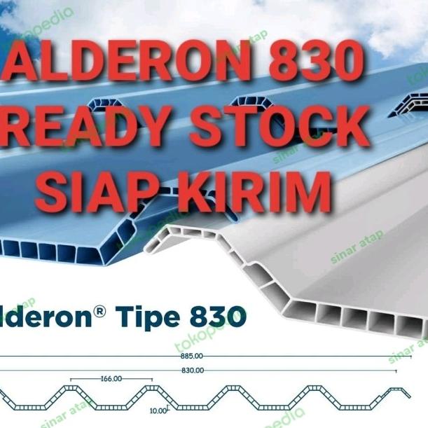 ATAP ALDERON LEBAR EFEKTIF 83CM - 1 Meter