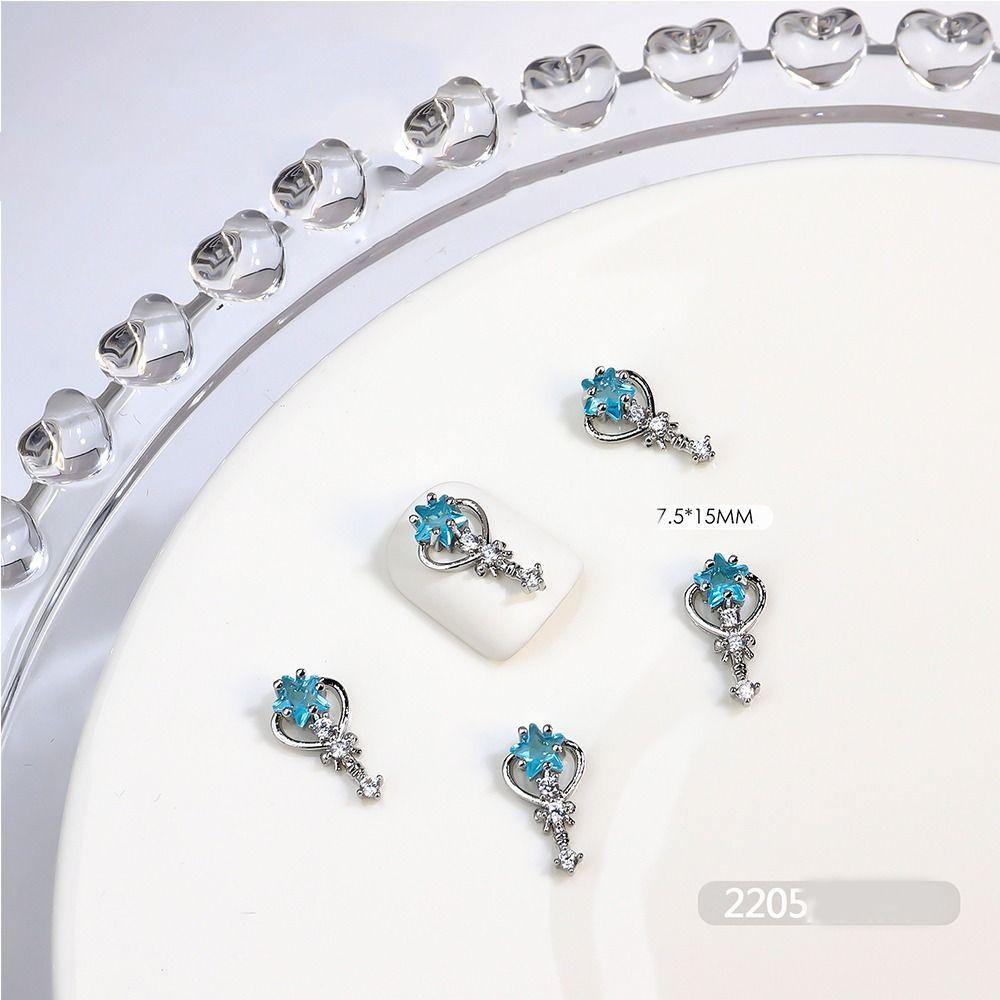 Mxbeauty Dekorasi Nail Art Kecantikan Gadis Cinta Dekorasi Natal Alloy Zirkon Aksesoris Kuku Rhinestones Kuku