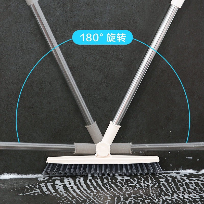 【COD】2 In 1 Sikat Lantai Kamar Mandi Toilet Brush/Kuas Ground/Pembersihan Toilet