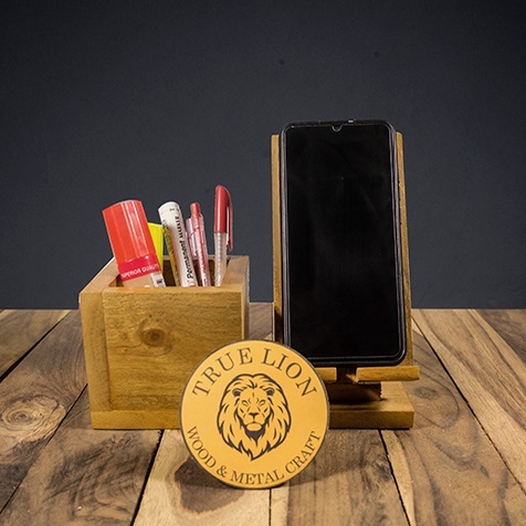 RAK HP PENSIL KAYU / TEMPAT CHARGER HP KAYU / RAK SERBAGUNA KAYU