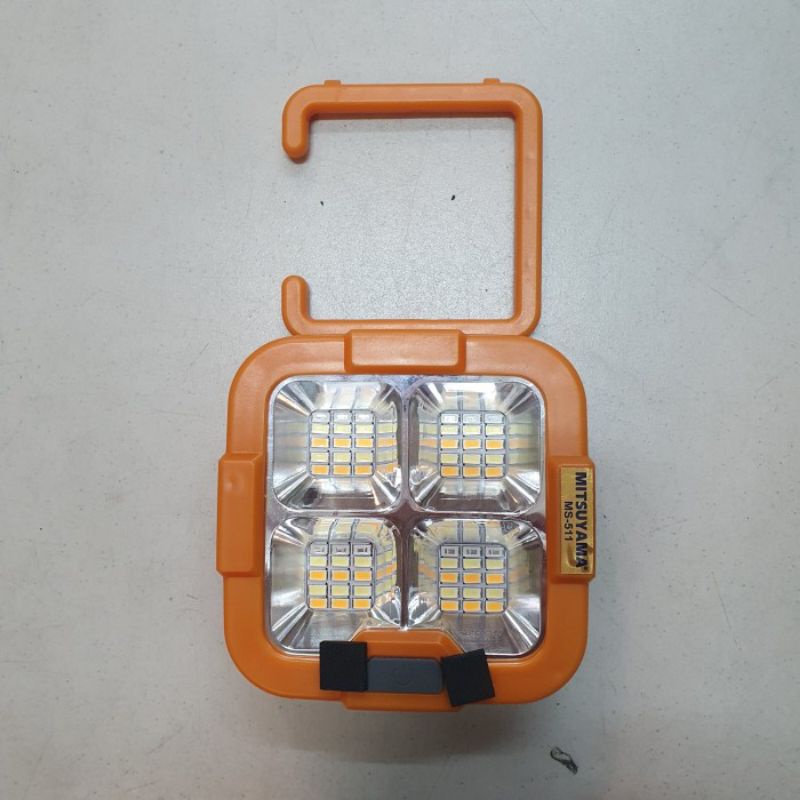 Lampu emergency super terang tenaga surya Mitsuyama Ms511 20 watt