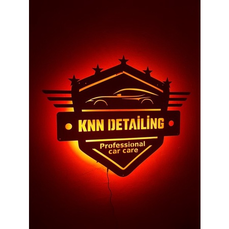 LAMPU MOBIL HIASAN DINDING LAMPU TIDUR LED BESAR WALLDECOR LED MOBIL