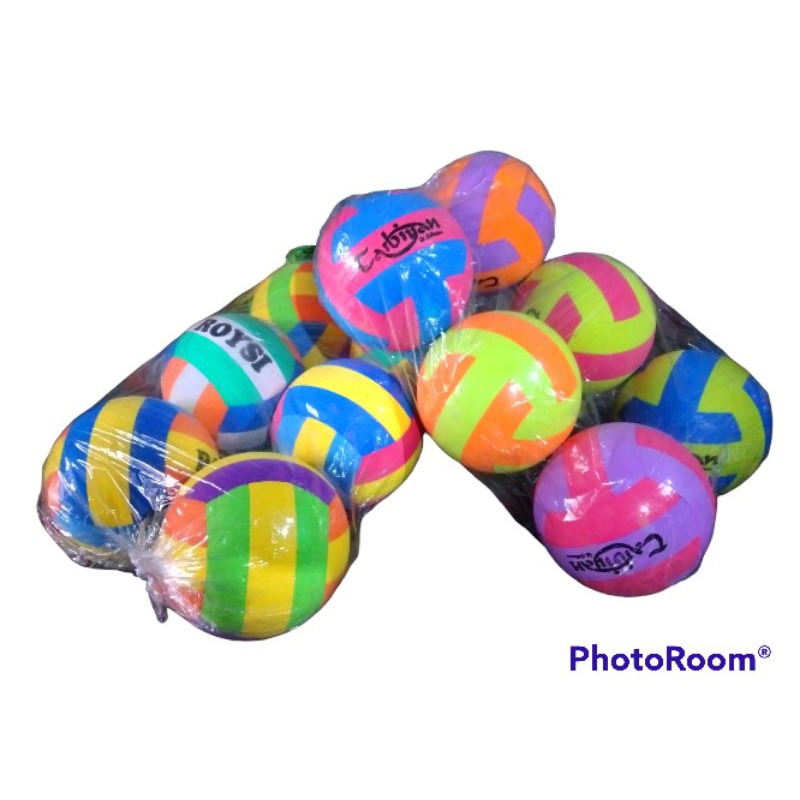 Bola Voli Bola Plastik Lapis Spon Murah Bagus 6 Pcs