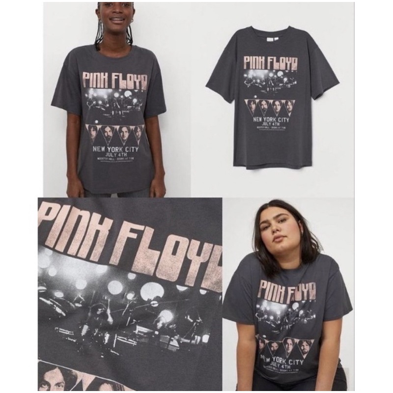 Kaos Band Pink Floyd by H&M Original