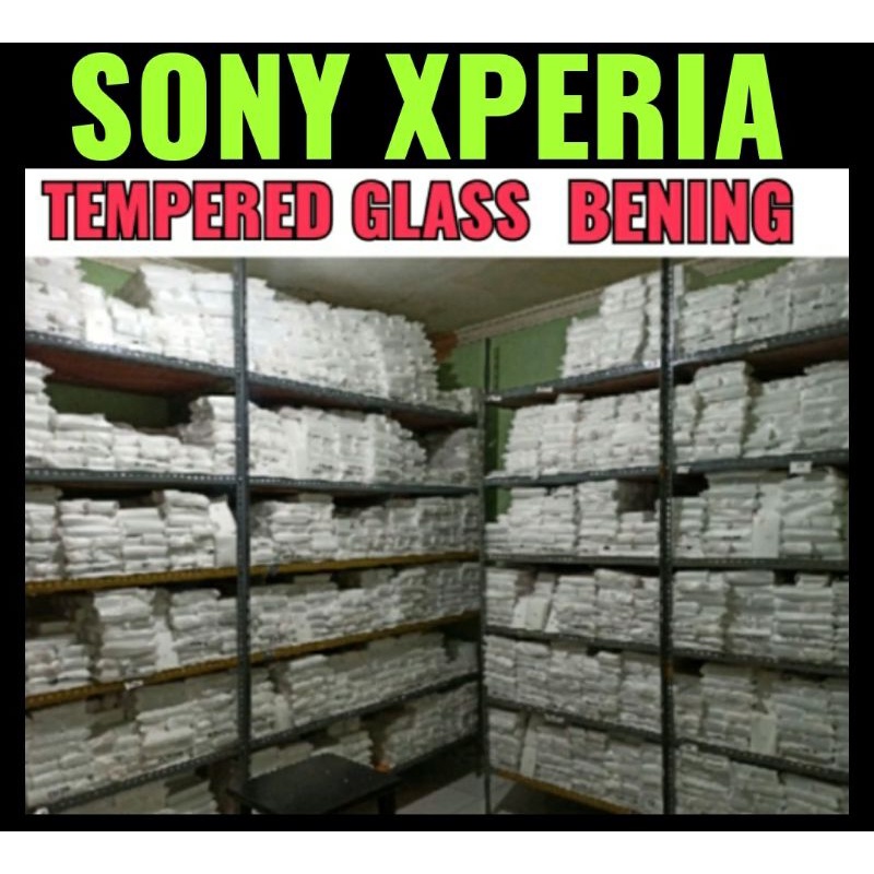 ANTI GORES SONY XPERIA / TEMPERED GLASS / TG / PELINDUNG LAYAR / PELINDUNG LAYAR HANDPHONE GROSIR / DI BAWAH 10 PCS WAJIB BELI BUBBLE WRAP / DI ATAS 10 PCS DI KASIH FREE BUBBLE WRAP