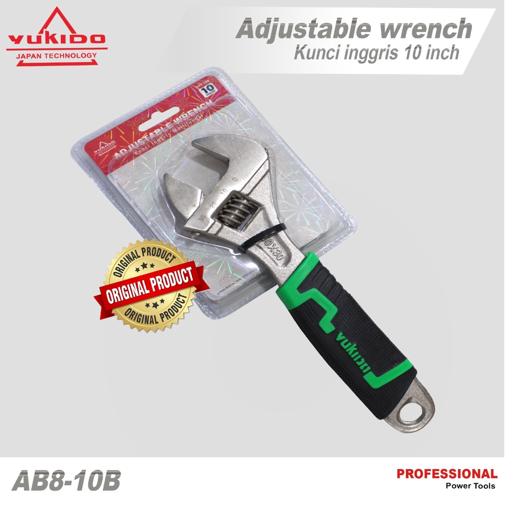 KUNCI INGGRIS Adjustable Wrench ukuran6&quot;inch  8&quot; inch 10&quot; Inch 12&quot; Inch