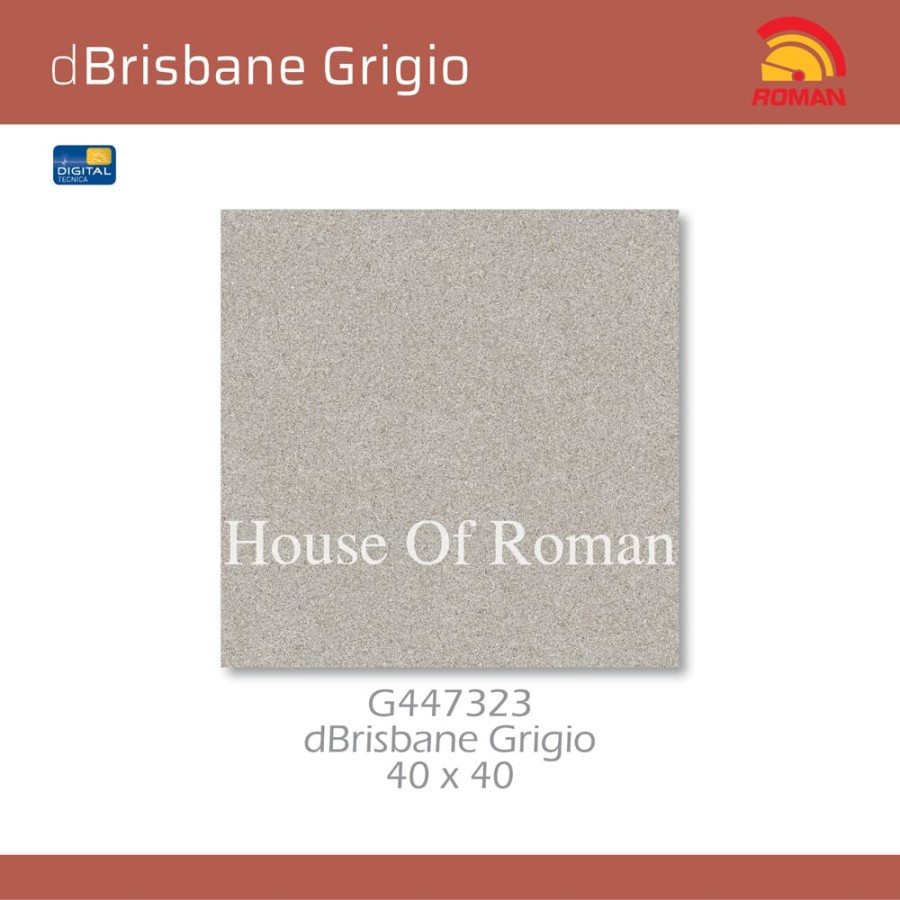ROMAN KERAMIK DBRISBANE GRIGIO 40X40 G447323 (ROMAN HOUSE OF ROMAN)