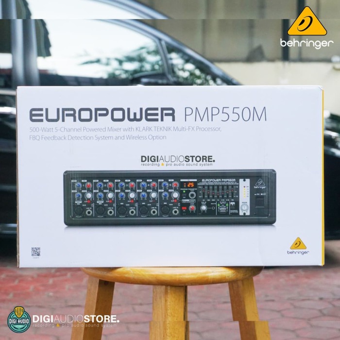 Power Mixer Audio Amplifier 500 Watt 5 Channel Behringer Pmp 550 M #Original