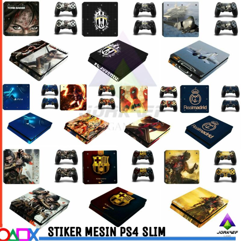 STIKER MESIN PS 4 SLIM FREE STIKER STIK PS4