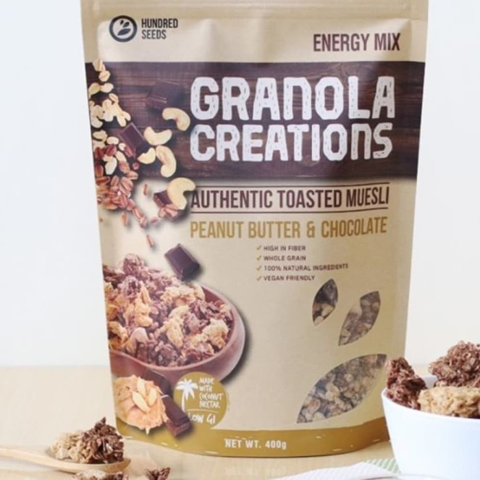 

READY Granola Creation 400gr - Peanut Butter & Chocolate (Ready Stock)