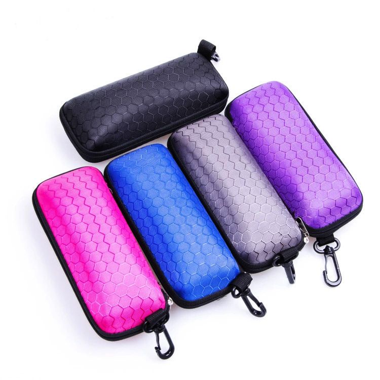 Tempat Kacamata Sleting Warna / Pouch Kacamata