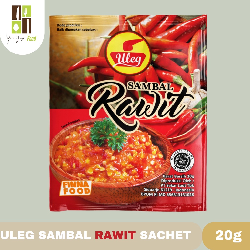 ULEG SAMBAL RAWIT 20g [Sachet] 1PCS