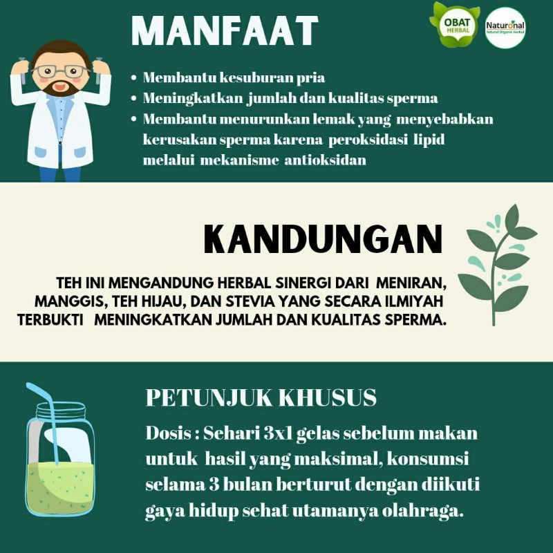

Teh Benfertil/Herbal Teh/Herbal Kesuburan Pria