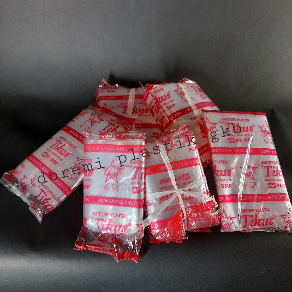 Kantong Plastik PP BIASA / Kantong Plastik TIKUS / Plastik Biasa 1/4 1/2 1kg