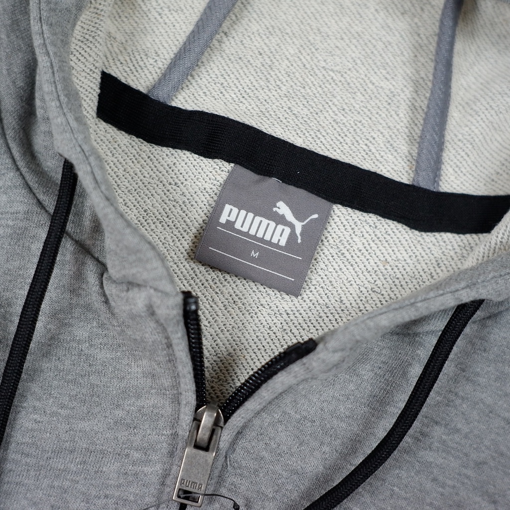 Pum*a Essentials Full-Zip Logo Hoodie