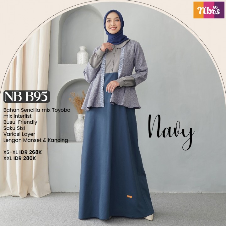 GAMIS KOKO COUPLE MUSLIM TERBARU SARIMBIT NIBRAS NB B95 & NSK 095