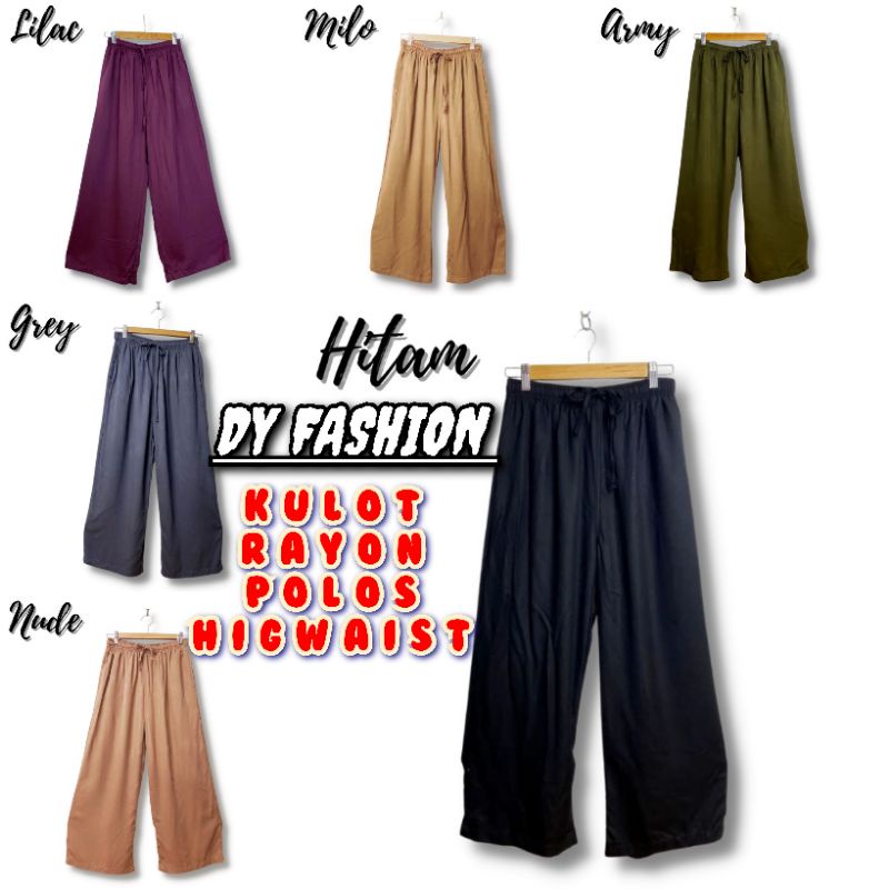 Celana Kulot UNIQLO panjang Wanita Polos/HIGHWAIST kulot uniqlo panjang/Celana kulot uniqlo original