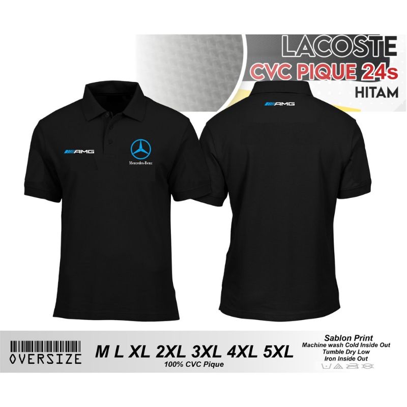 KAOS KERAH SHIRT BIG SIZE MERCEDES BENZ OVERSIZE XL 2XL 3XL 4XL 5XL 6XL KAOS KERAH JUMBO