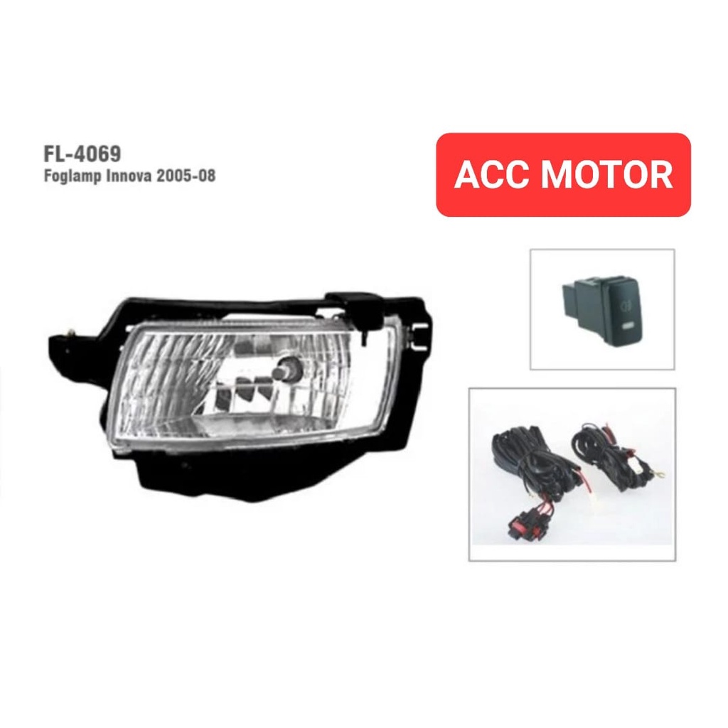 Lampu Kabut Foglamp Set Toyota Innova 2005 - 2008 RWB Original