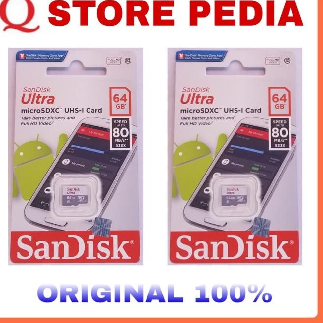 MEMORY CARD MICRO SD SANDISK 64GB ORIGINAL