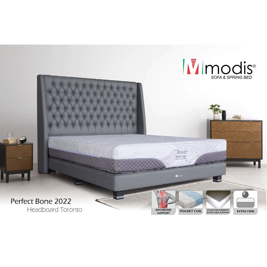 MODIS Springbed PERFECT BONE Bergaransi 15 thn - Berlaku COD - MEDAN