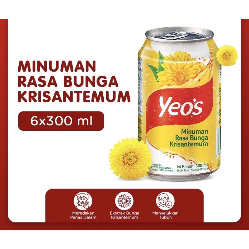 

yeos kembang 6btl / yeos krisantemum 6x300ml
