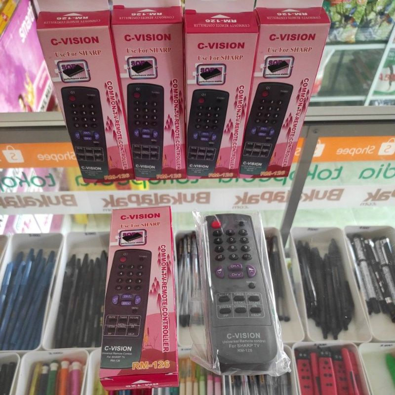 Remote TV C-VISION tipe RM-126
