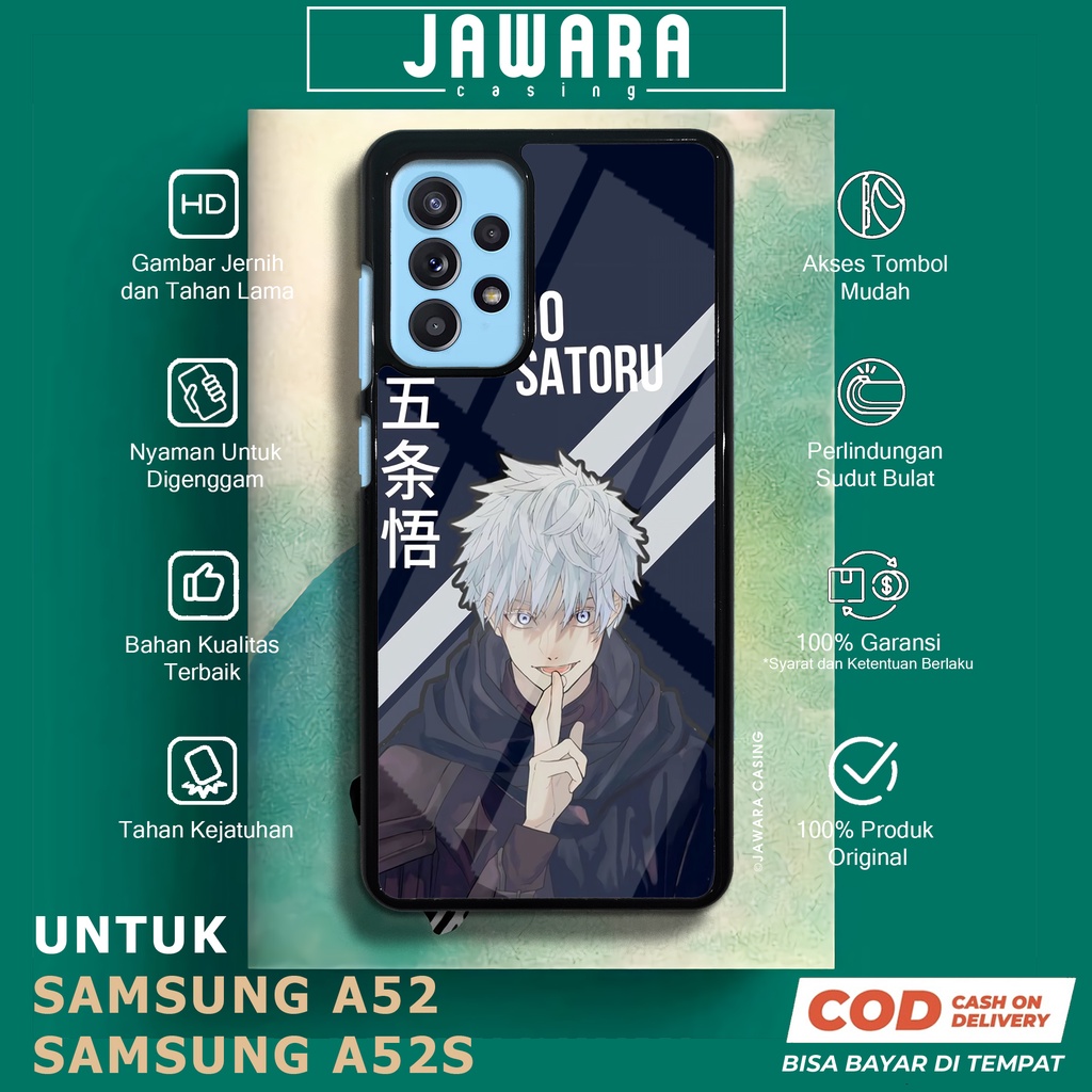 Case Samsung A52 A52S Casing Samsung A52 A52S Jawara Casing [JJK1] Case Glossy Case Aesthetic Custom