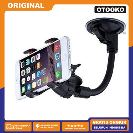 Car Phone Holder Tempel Hp Mobil Panjang Lazypod Mount Handphone GPS