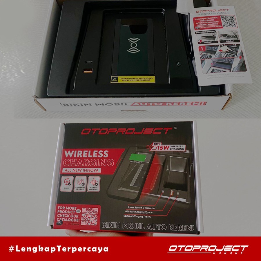 OTOPROJECT Charger Mobil All New Xpander 2021 2022 Fast Charging Wireless