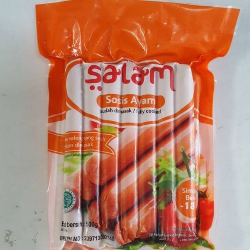 

Sosis ayam merk salam 500g