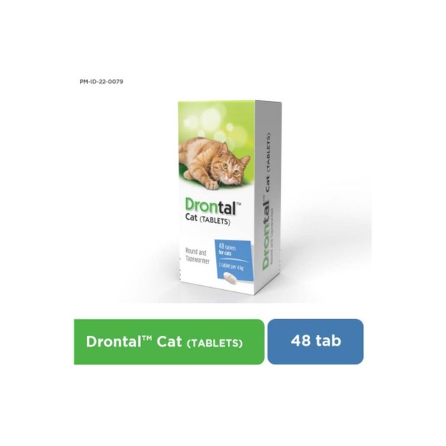 DRONTAL cat (ORIGINAL) obat cacing kucing anthelcat tablet kucing sehat pup cacing